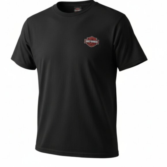 Genuine Harley-Davidson Men’s T-Shirt Sz Large Black Akron Ohio Dealer Tee EUC - Picture 11 of 11